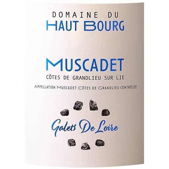 Domaine du Haut Bourg 2023 Muscadet Côtes de Grandlieu Sur Lie - Vin blanc de Loire x6