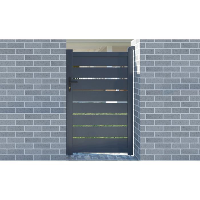 Portillon - Casanoov - VOGEL - 1m H.161cm - Gris - Aluminium