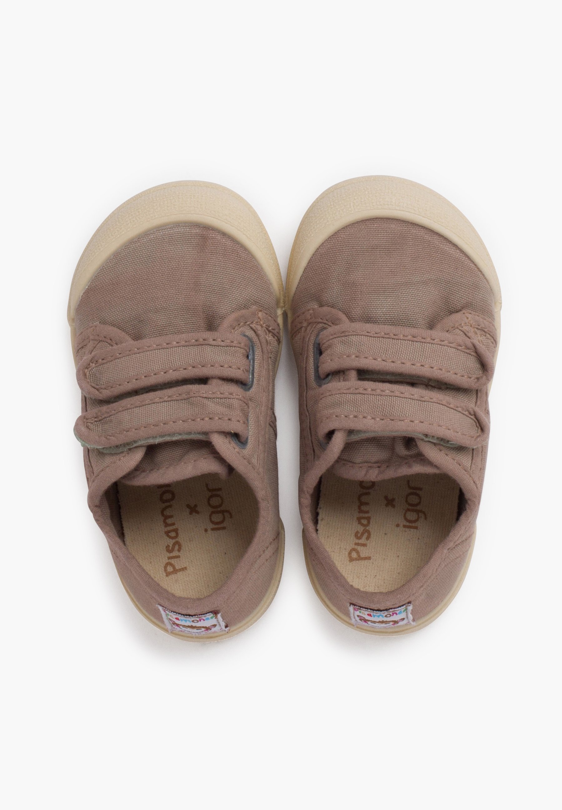 Pisamonas PUNTERA BAREFOOT CIERRE ADHERENTE - Babyschoentjes - cacao