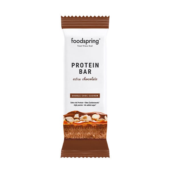 Proteinbar Extra Choklad Dubbel Choklad Cashewnötter | 65 g