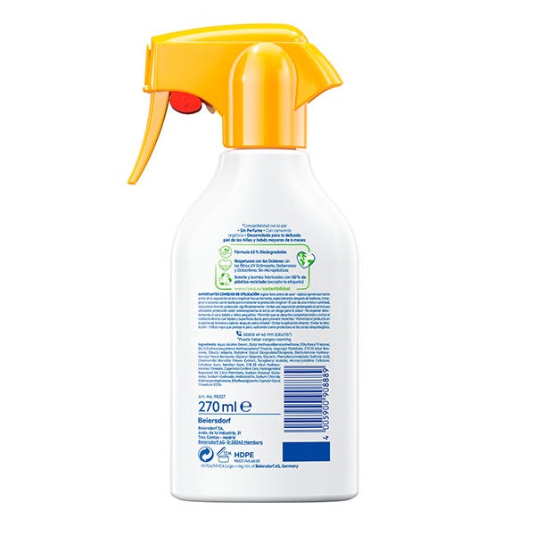 Gyermekeknek Érzékeny Arcvédő és Játszótej SPF 50 | 270ML