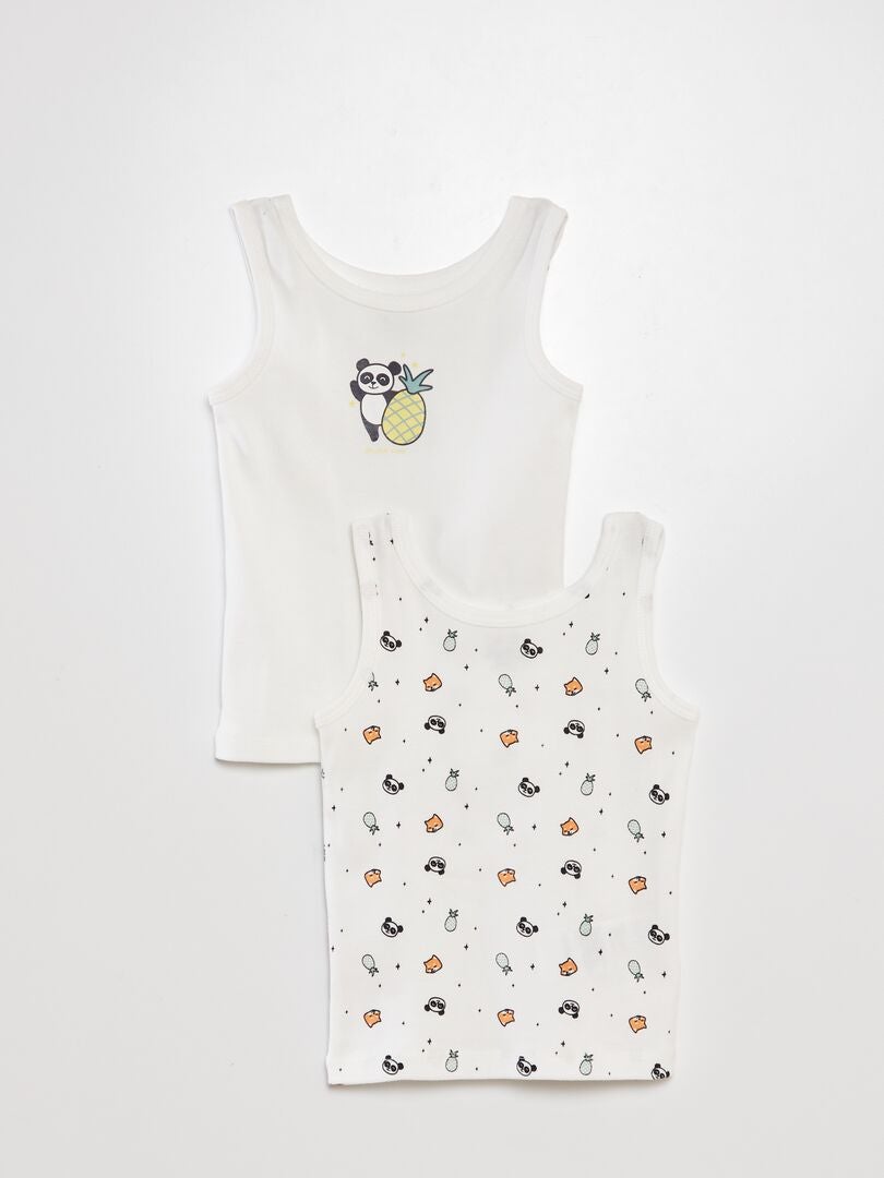 Conjunto de 2 bodys - BLANCO