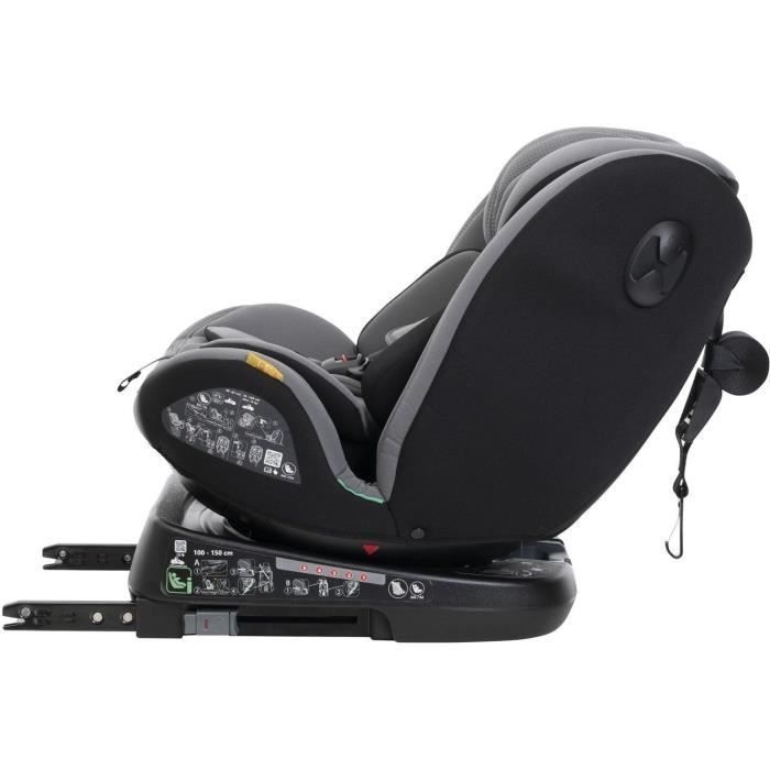 Silla de coche Chicco Unico Evo - Grupo 0/1/2/3 - i-Size - Reclinable - Reductor - Gris/Negro