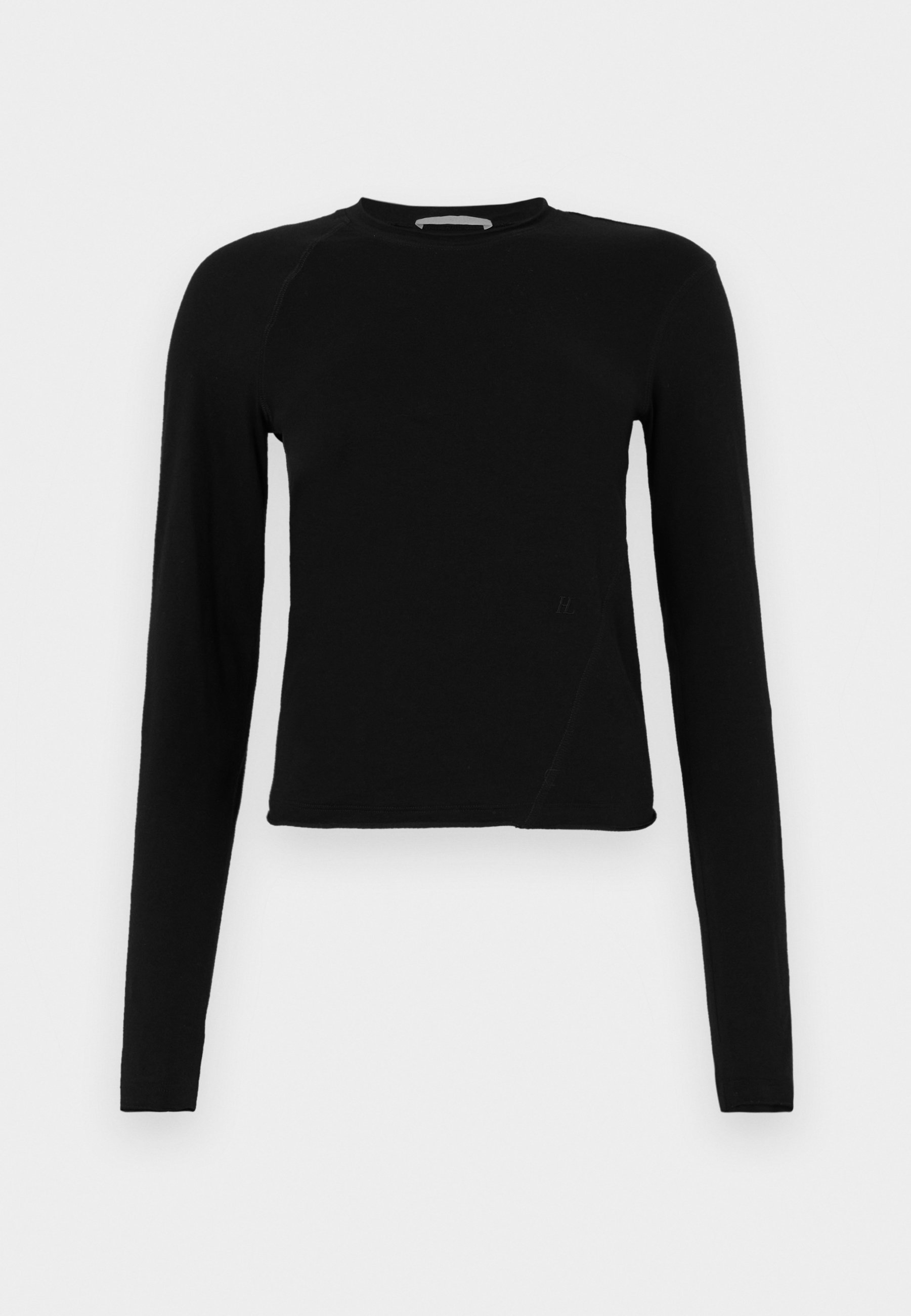 Helmut Lang TWISTED CREW - Top met lange mouwen - zwart