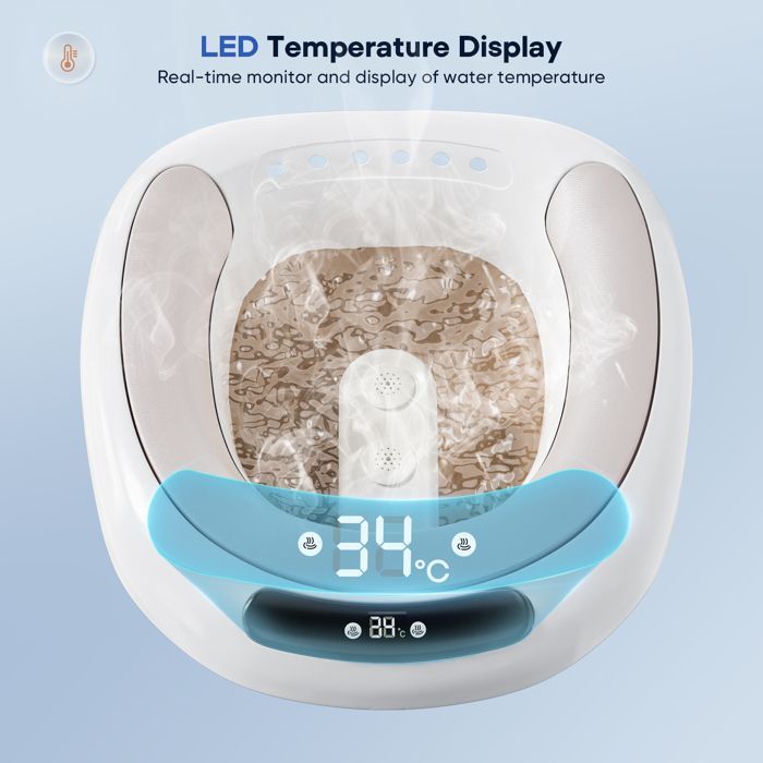 TTLIFE Electric Toilet Seat for Toilet Seat, Hemorrhoids, Postpartum Care Bath, LED Display, Bath