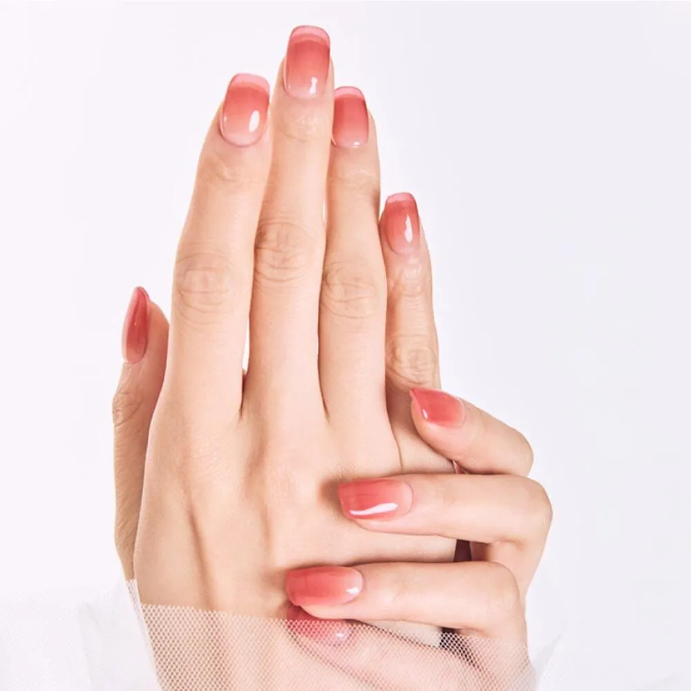 Ohora Ekspresowa hybryda w naklejkach, Basic Nails No. 1