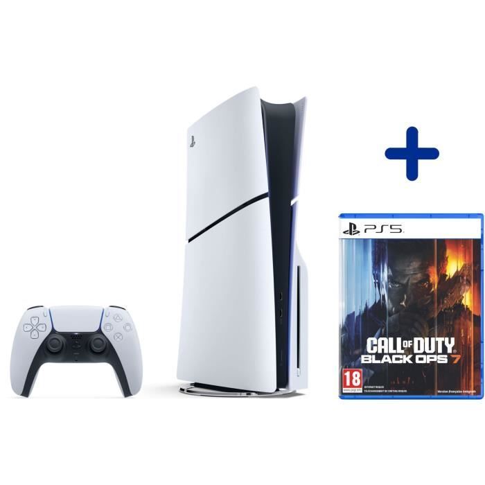 Pacote padrão do PS5 (com leitor de CD): Console PlayStation 5 (modelo Slim) + Call of Duty: Black Ops 7
