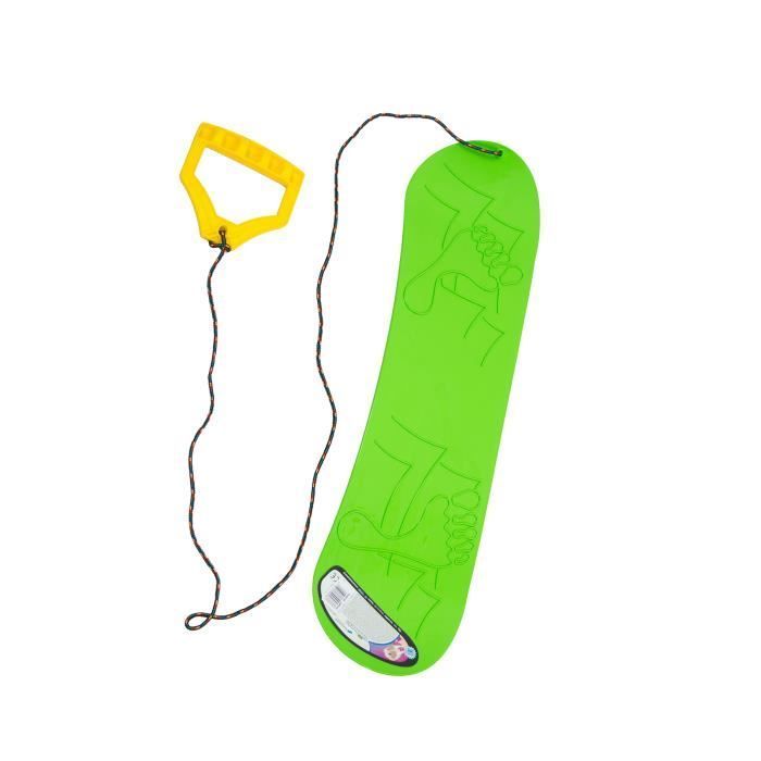 Tabla de snowboard de plástico verde