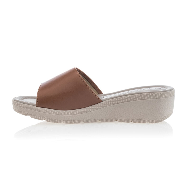 Braune Damen-Pantoletten/Clogs