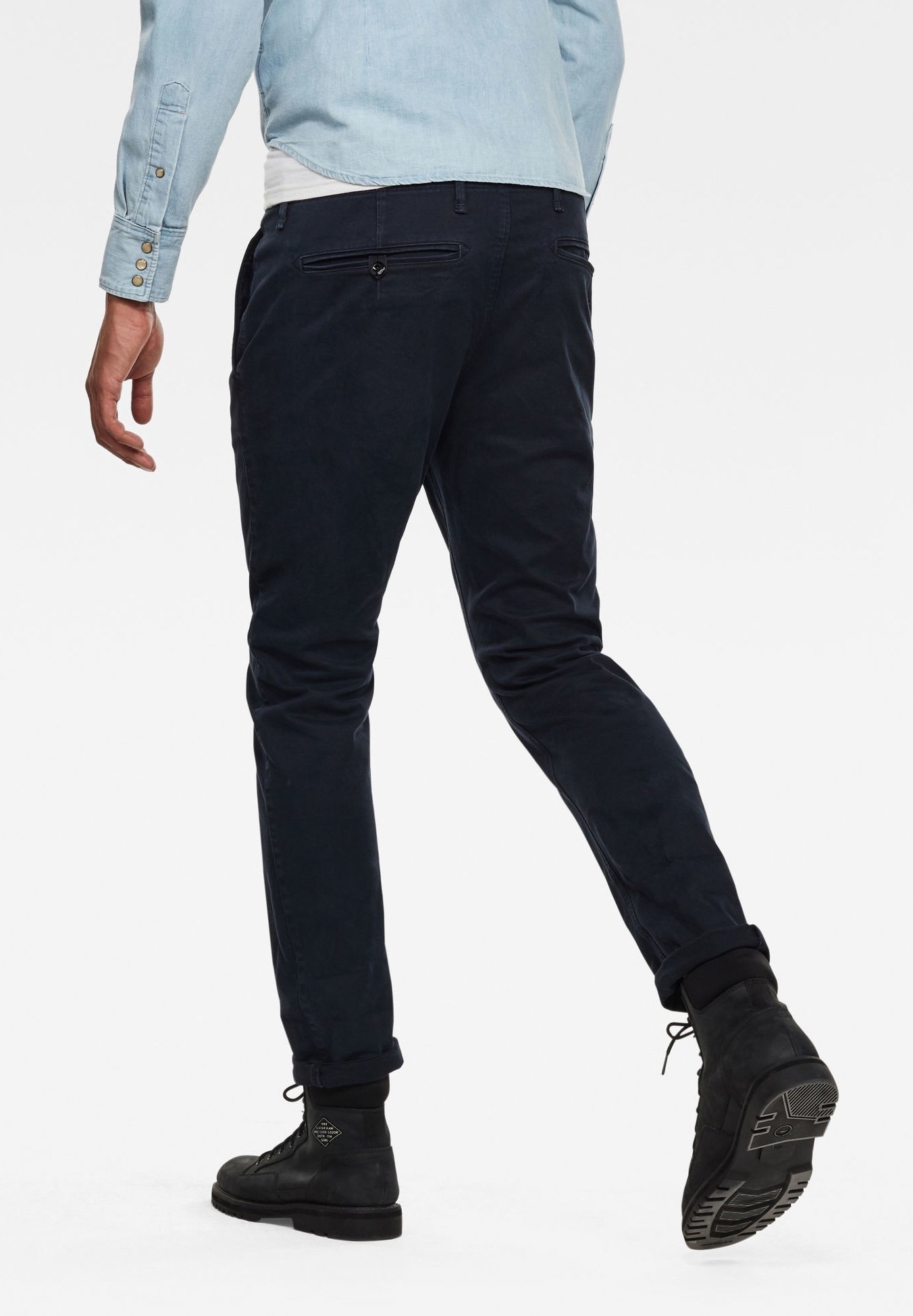 G-STAR Chinos - ciemnoniebieskie