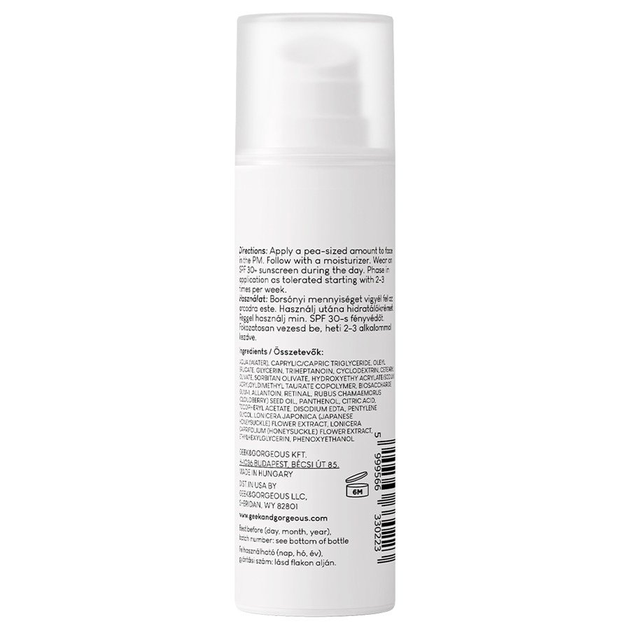 „Geek & Gorgeous“ senėjimą stabdantis serumas „A-Game 10“ – 30 ml