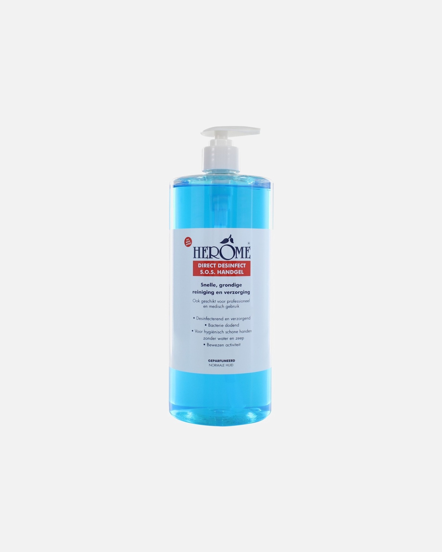 Herome Cosmetics gel za čiščenje rok, nega rok, neposredna dezinfekcija, dvojno delovanje - 200 ml