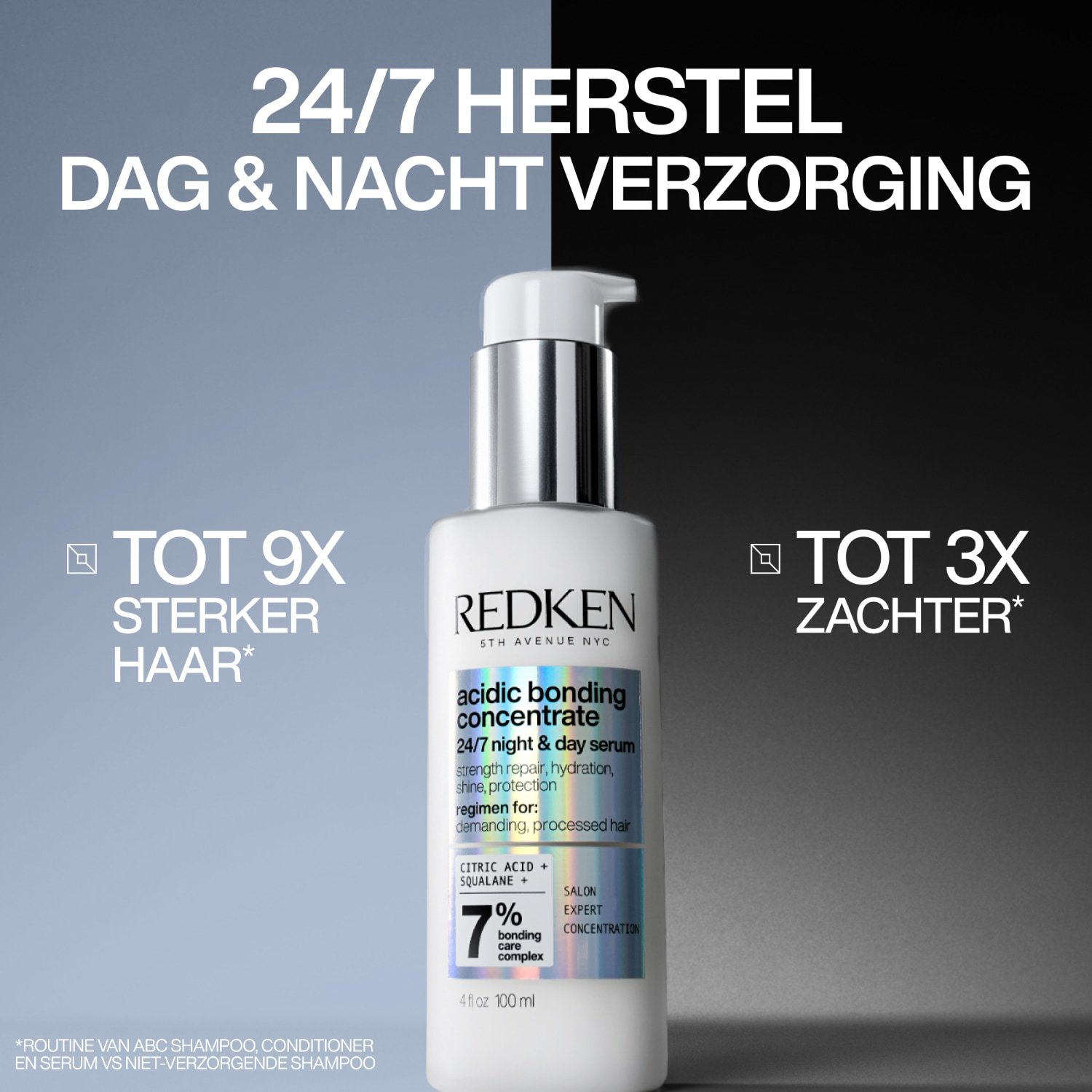 Redken Hair Serum Acid Bonding Concentrate 24/7 Night and Day Serum - 45 ml