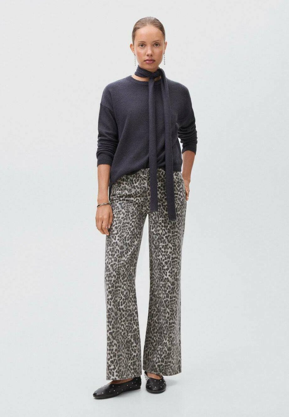 Mango Kids TEEN - Rechte jeans - grijze denim