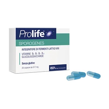 PROLIFE Prolife Sporogenes 20 cápsulas Equilibrio de la flora intestinal