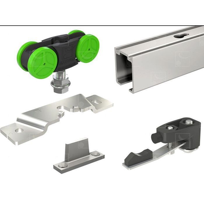 Kit MA40B-190cm aluminium rail + 40kg trim - MANTION - MA40B-190