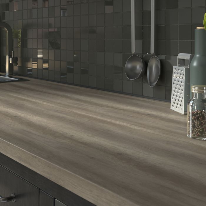 Authentic CPL laminate worktop 2770 x 640 x 28 mm - PEFC 75% - Essential FORESTEA range. Dimensions: 2770 mm x 640 mm x