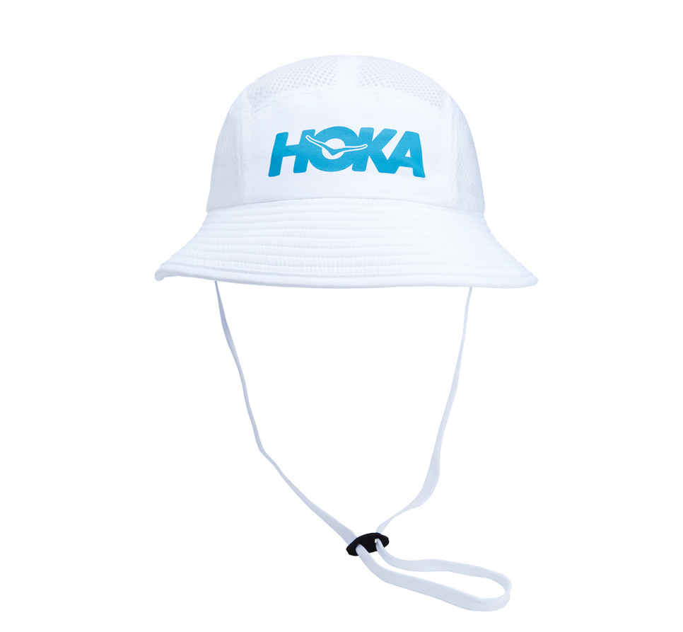 HOKA Avontuurhoed wit / Diva blauw