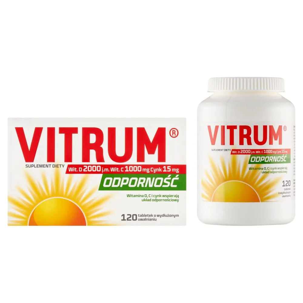 Vitrum Odporność, 120 Tabletek