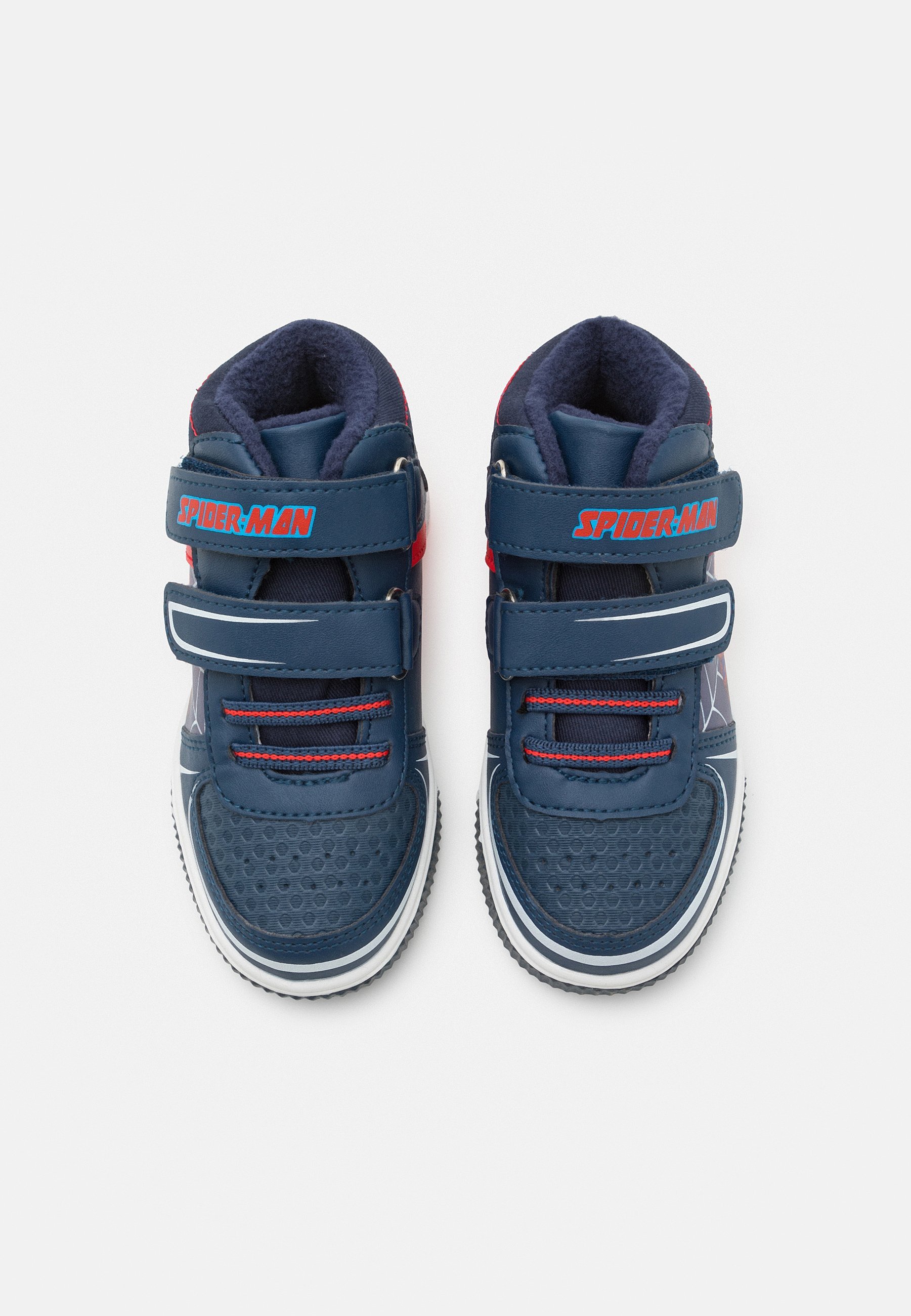 Friboo SPIDERMAN BLINKING OUTSOLE - Vysoké tenisky - tmavě modrá