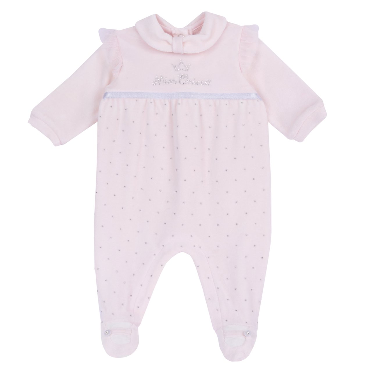 Pyjama en chenille et à volants