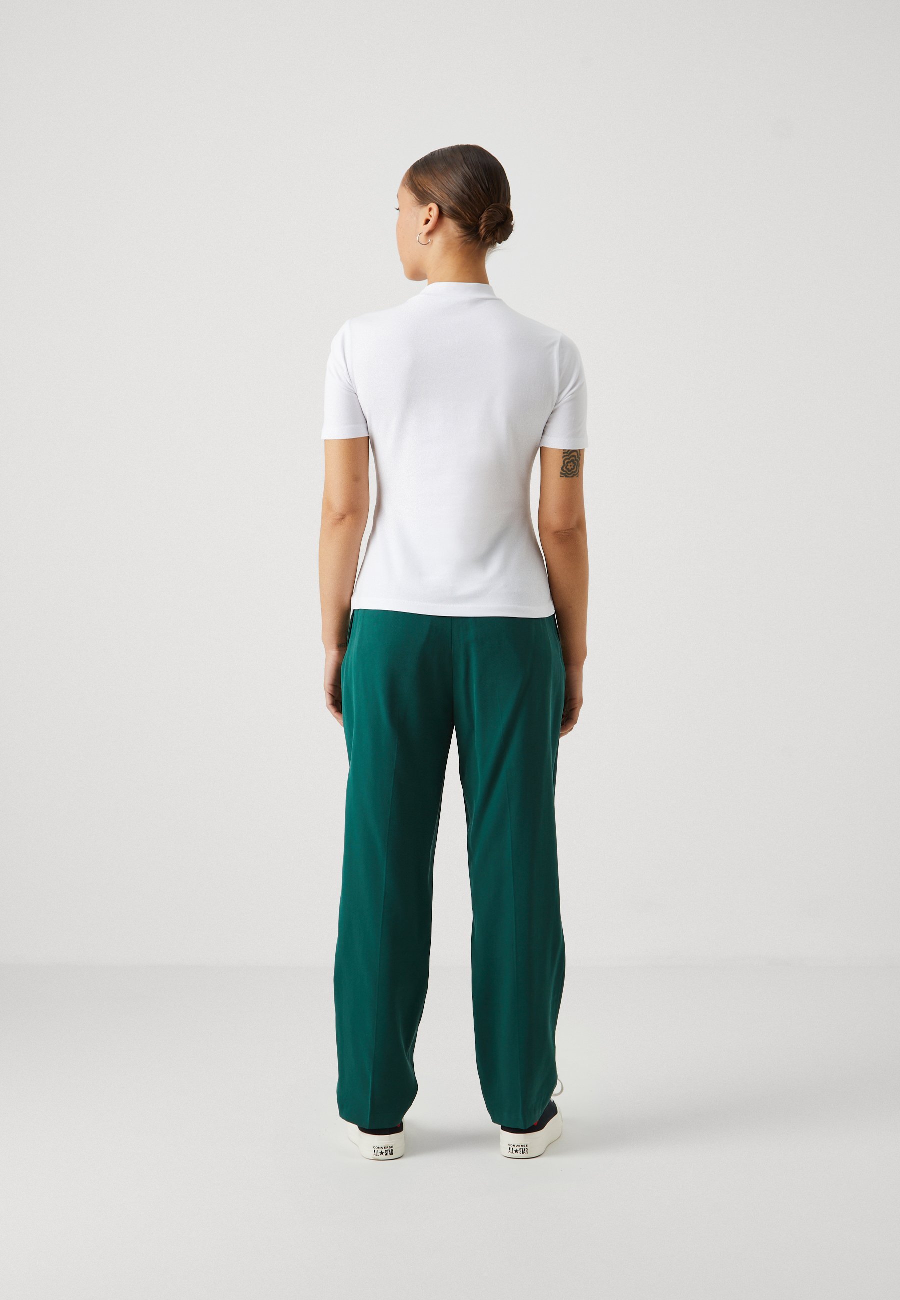 Even&Odd Petite 2-pack - Basic T-shirt - wit/zwart