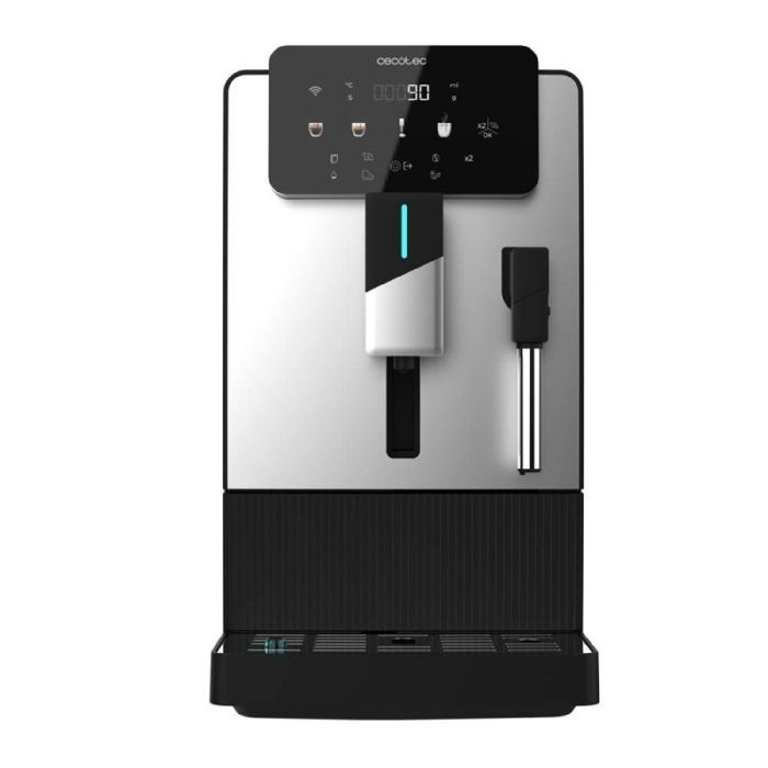Cecotec Cremmaet Steam volautomatische koffiemachine. 1350W, 19 bar, 5 maalgraadinstellingen, bonenreservoir van 150 g en waterreservoir van 1,1 liter, Thermo.