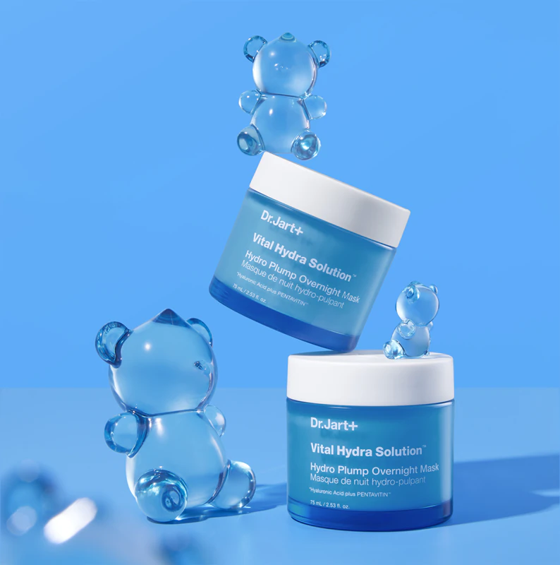 Máscara Noturna Hidratante Dr. Jart+ Vital Hydra Solution™ Hydro Plump com ácido hialurônico