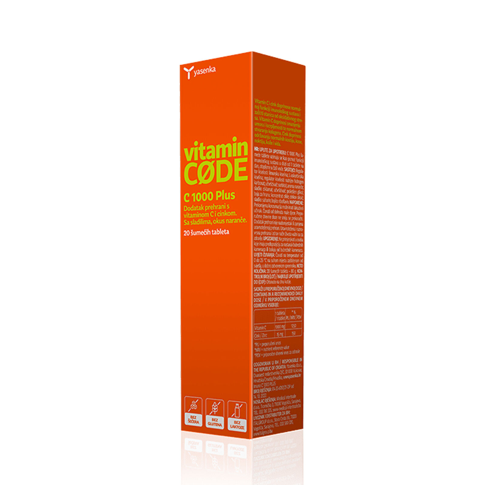 Jasenkas vitamīna kods C 1000 Plus