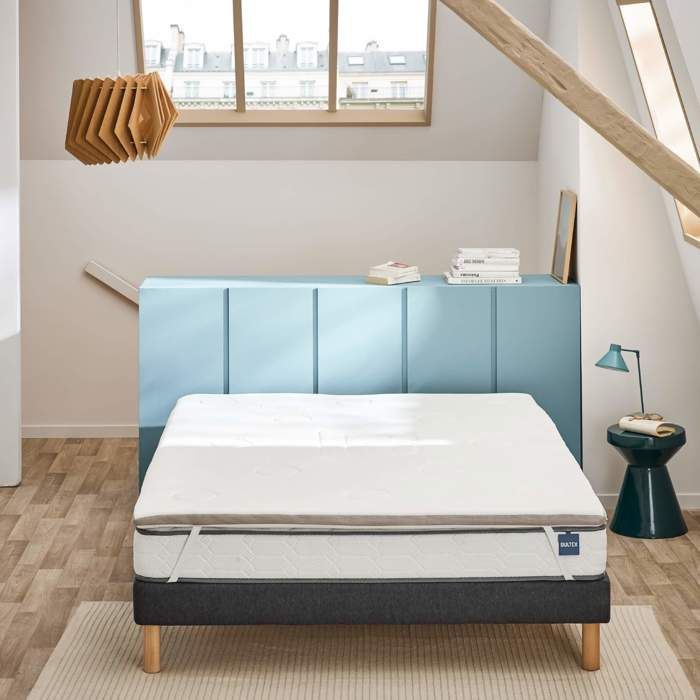 Surmatelas mémoire de forme 140x190 moelleux Bultex Memopower