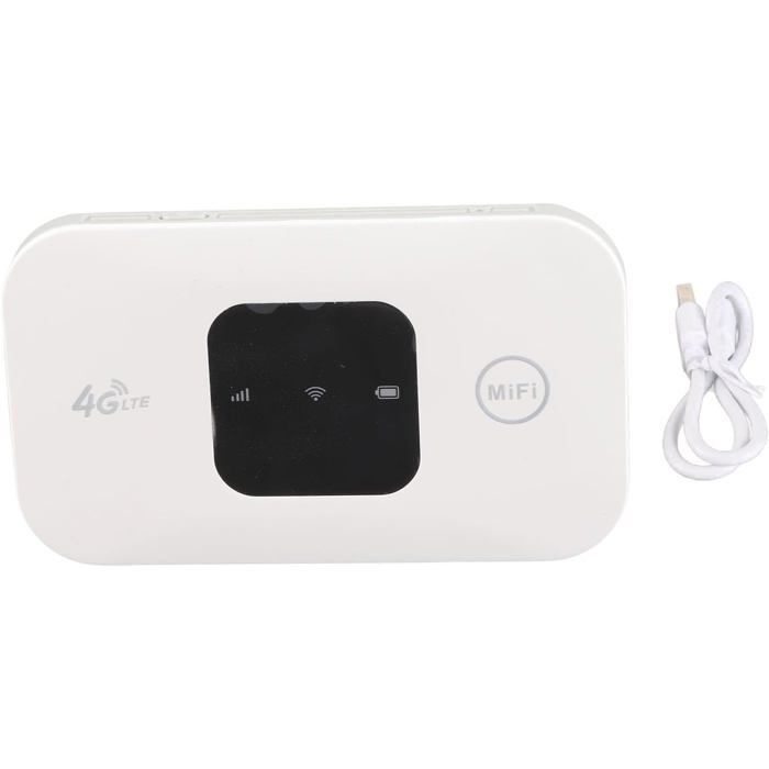 Router portátil FEBEST 4G con tarjeta SIM - Punto de acceso WiFi - Alta velocidad - Gran cobertura - De 8 a 10 usuarios