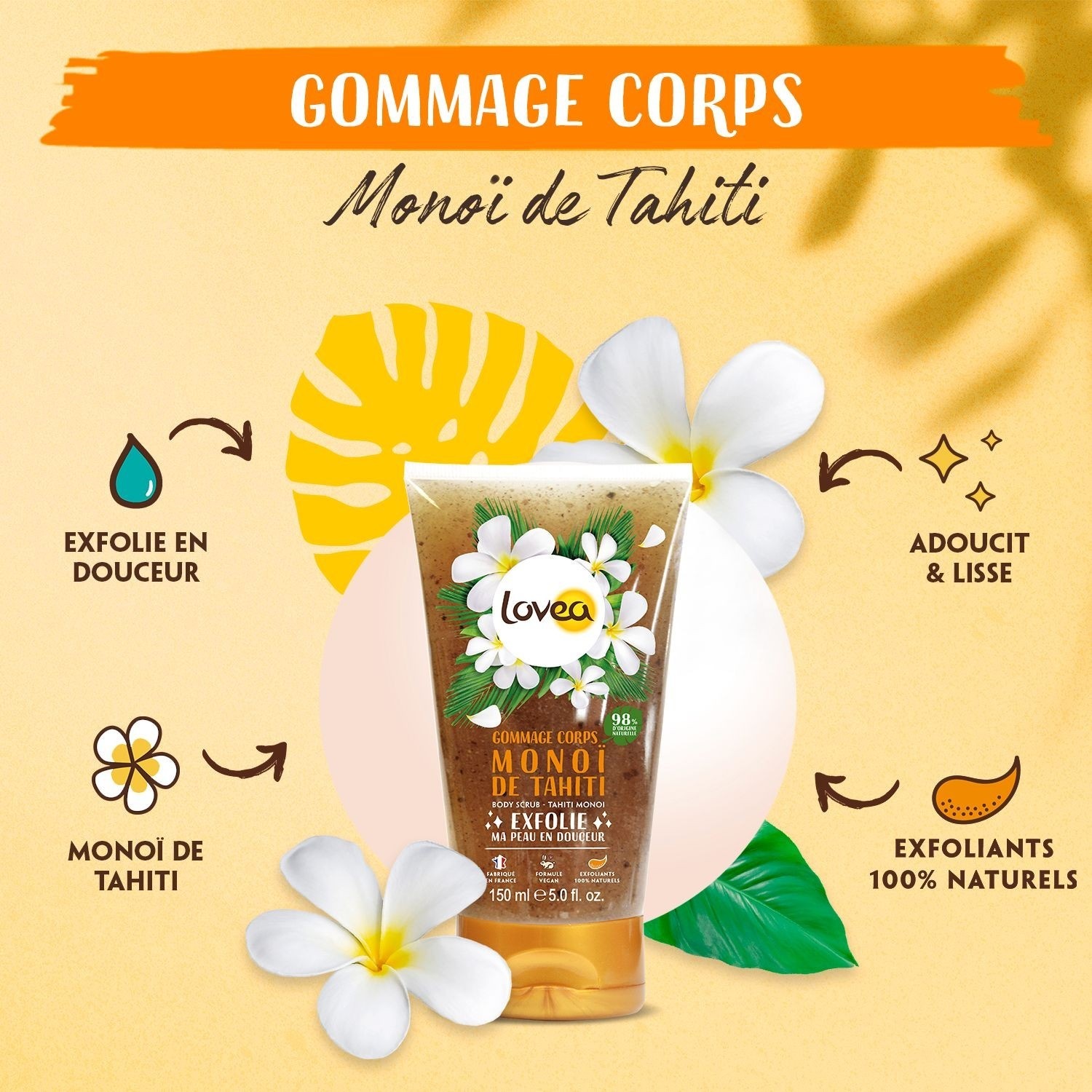 Lovea Gommage Corps Monoï de Tahiti