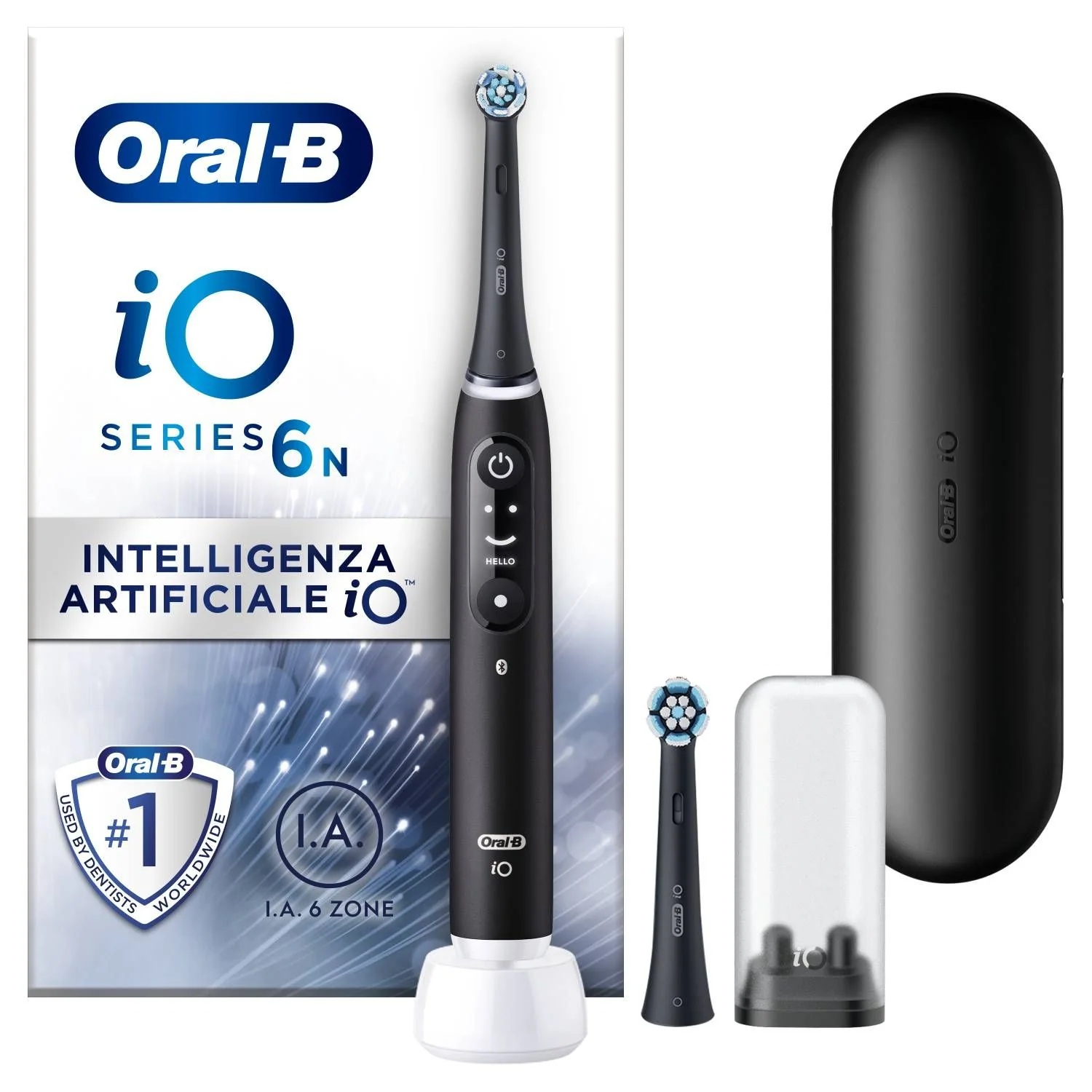 ORAL-B Oralb Io 6 Black Spazz + 2 navullingen