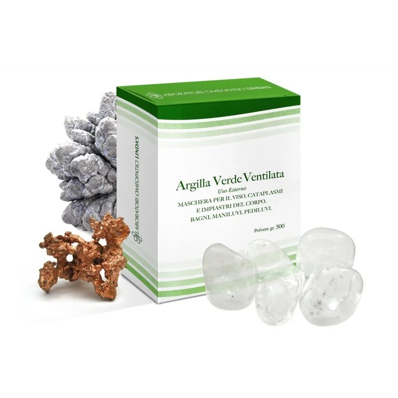 Geventileerde groene klei 500 g