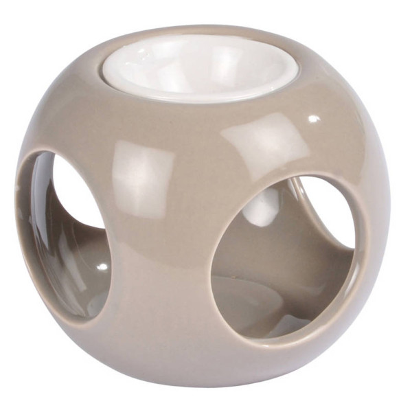 Kominek ceramiczny w formie kostki, wys. 6 cm