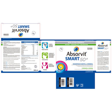 Absorvit Brain Wellness Supplement Smart 50 30 ampulí 30 ampulí