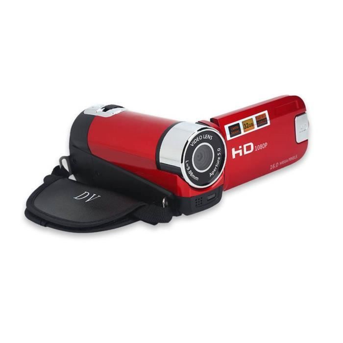 Videocámara digital ESTANK 1080p DV, alta definición Full HD, rotación de 270°, cámara de video DV 1080p con zoom 16X.