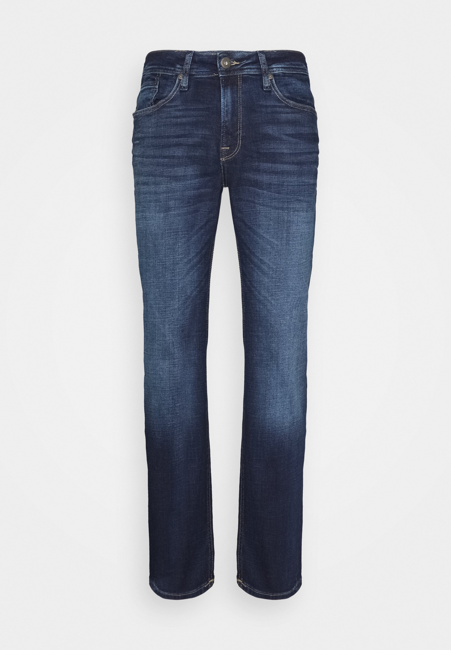 Jack & Jones CLARK ORIGINAL - Rechte jeans - blauwe denim