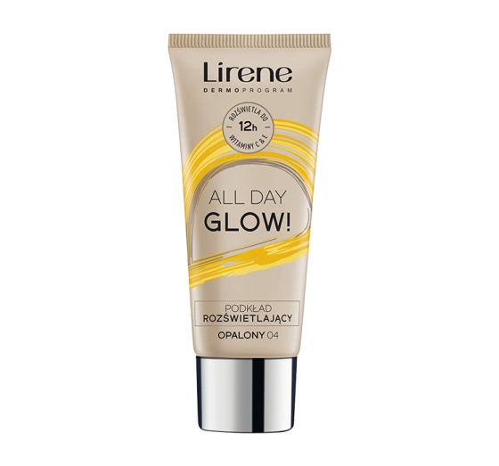 Lirene fluid rozświetlający z witaminą C 04 Opalony 30 ml
