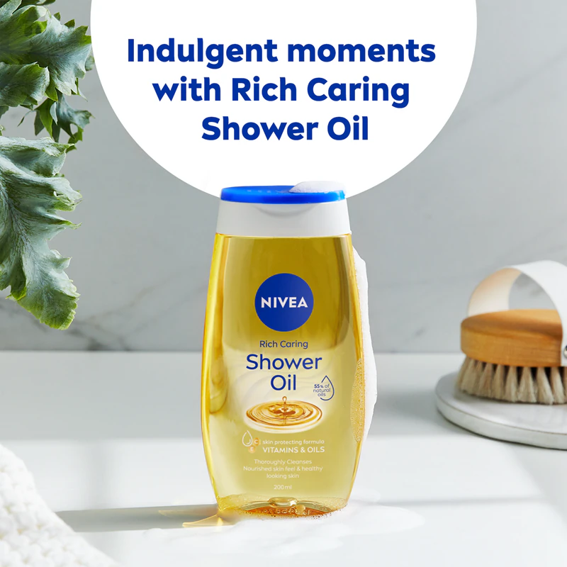 NIVEA Rich Care voedende doucheolie