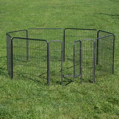 Metallauslauf für Kleintiere & Welpen – 8-seitig