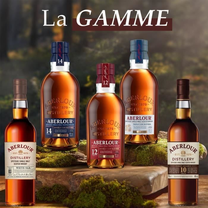 Aberlour - 12 anni - Scotch Single Malt Whisky con confezione regalo - 40,0% vol. - 70 cl - senza confezione regalo