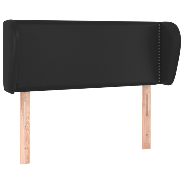 Wezgłowie Czarny 93 x 23 x 78/88 cm Sztuczna skóra vidaXL