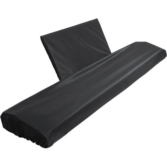 Funda antipolvo para piano - Protector de teclado - Compatible con teclados de 88 teclas de hasta 134 cm de ancho - Funda para atril