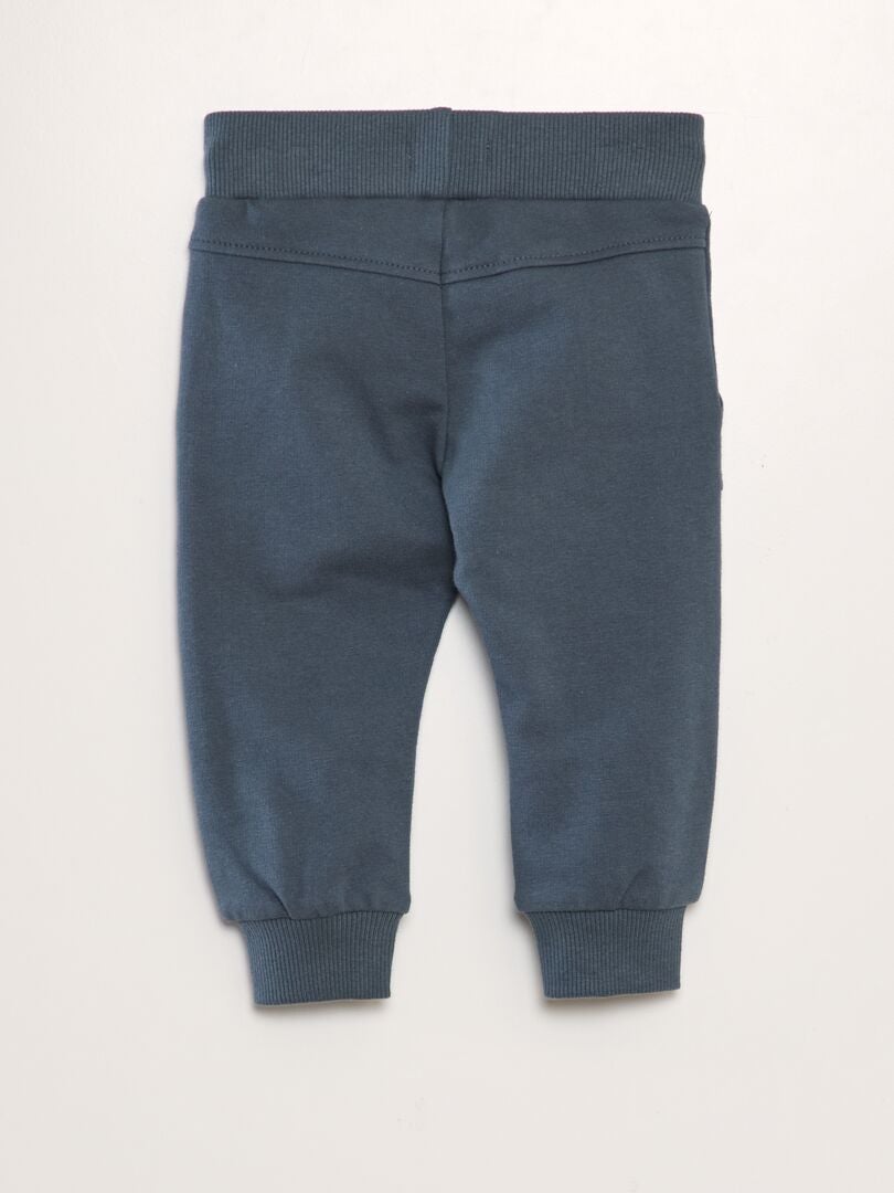 Effen joggingbroek van jersey - blauw