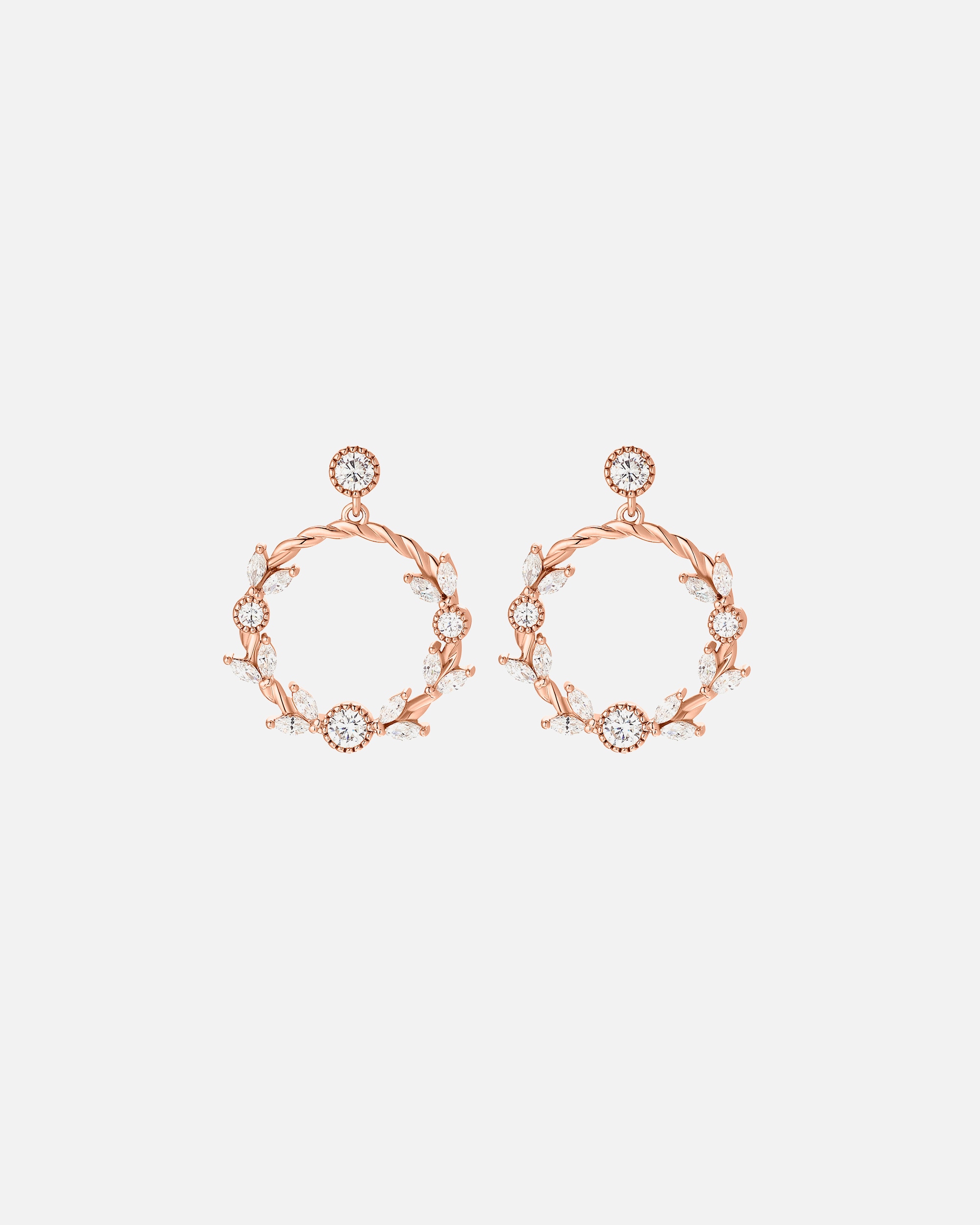 Heideman Boucles d'oreilles Sienja couleur or rose