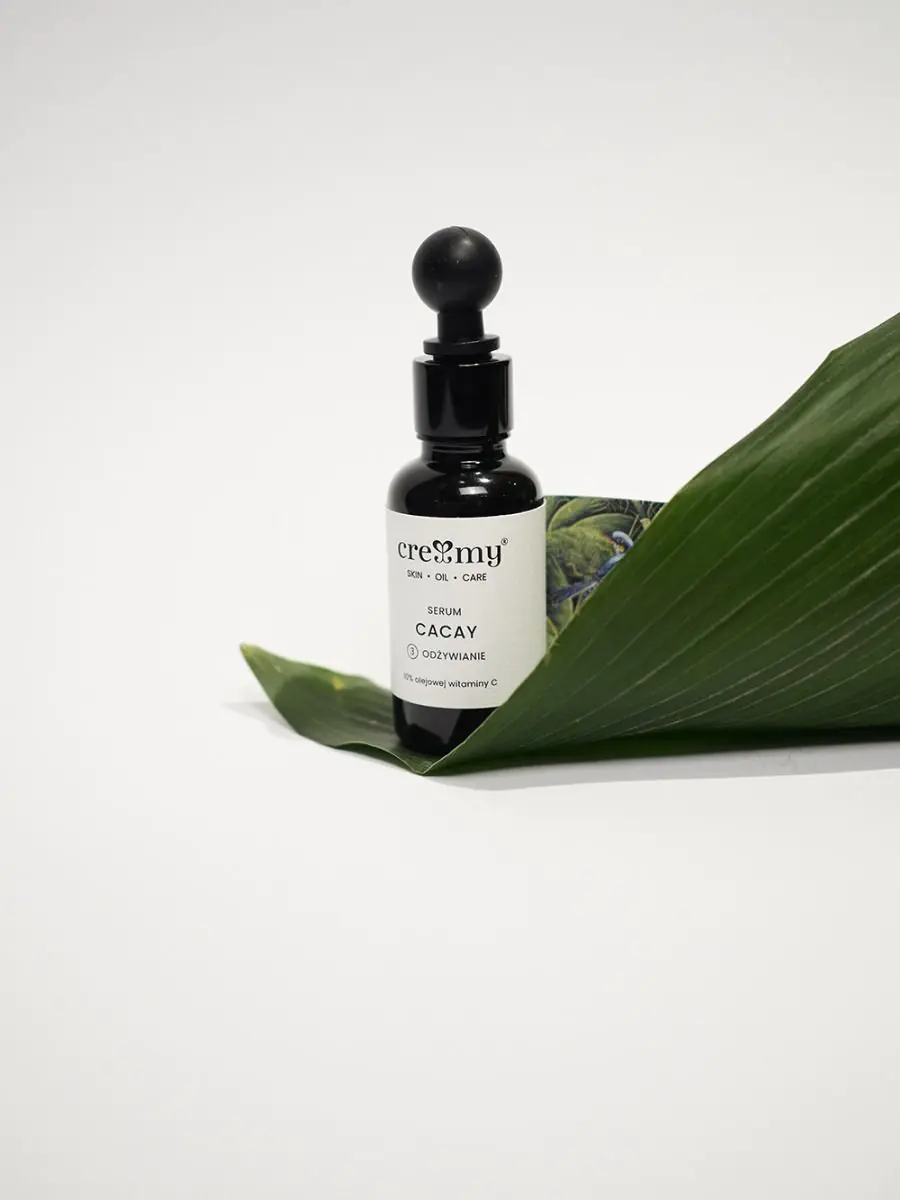 Creamy Cacay Przeciwstarzeniowe serum olejowe do twarzy z wit. C 10% 30 ml