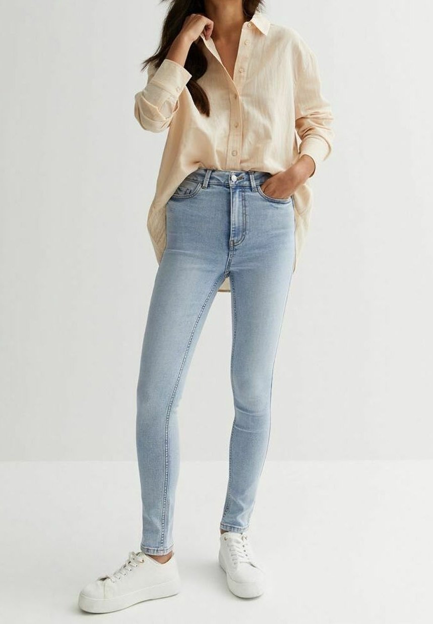 New Look Skinny Fit jeans - blauw