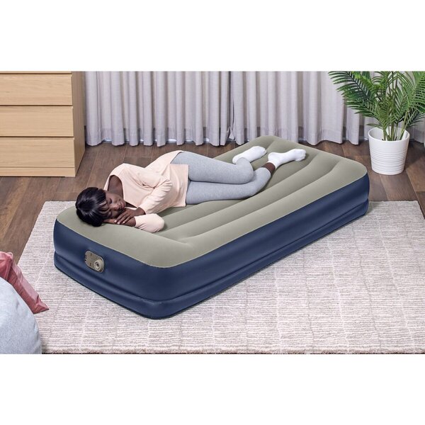 Lyxig enkel luftmadrass<br>203 cm x 102 cm x 38 cm