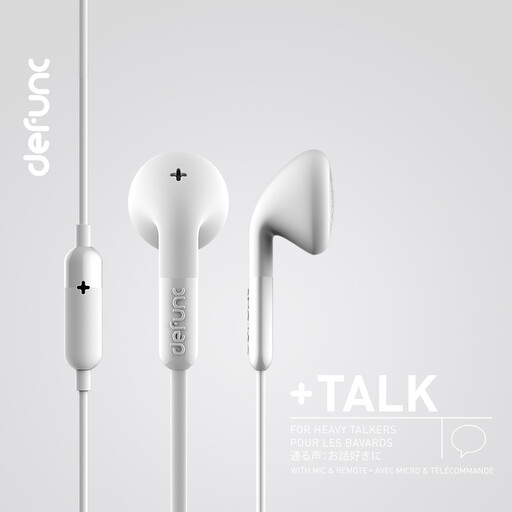 Defunc + Talk austiņas ar 3,5 mm ligzdas kabeli